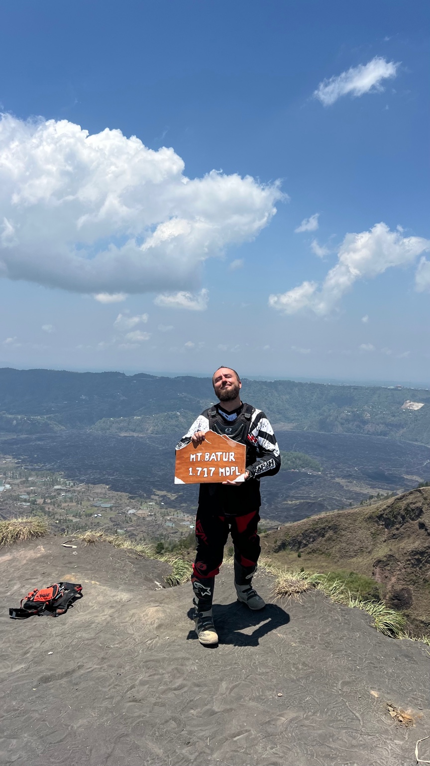 Enduro en el volcán Batur